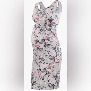 Floral maternity dress